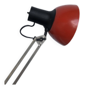 Lampe d'architecte rouge   patented  finlande