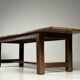 Table de monastère belge en chêne 280 cm