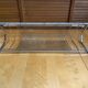 Vintage 1970s Chrome Metal Vinyl Record Holder with 100 Slots