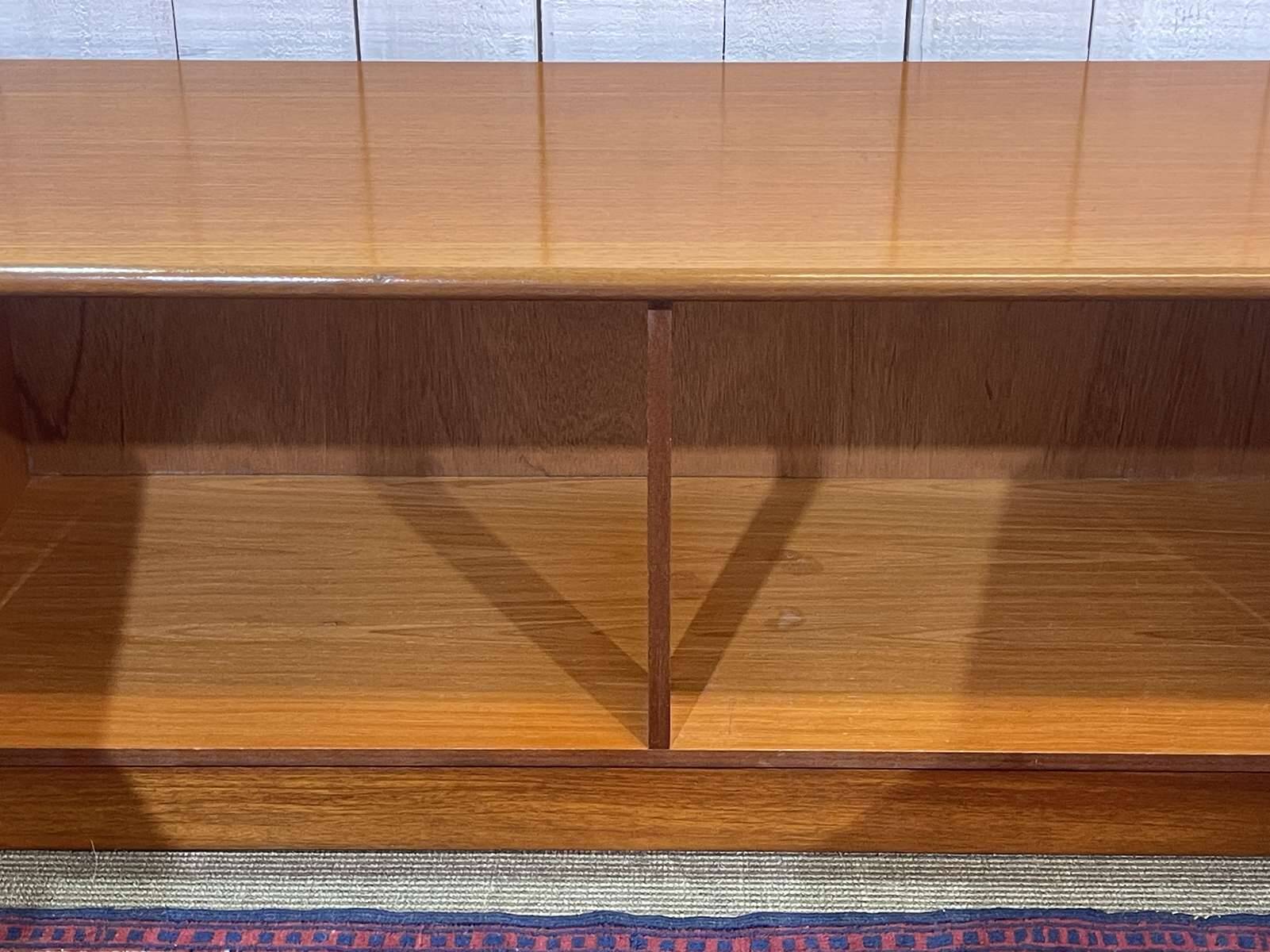 Low English teak sideboard from the 70s