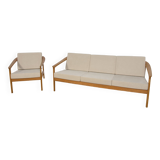 Mid Century Sofa and Armchair Monterey /5-161 by Folke Ohlsson for Bodafors, 1968, Set of 2