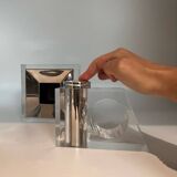 Vintage Guzzini ashtray and lighter – Design Fabio Manlio Ciocca – 70s