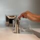 Vintage Guzzini ashtray and lighter – Design by Fabio Manlio Ciocca – 70s