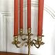 Golden bronze chandelier