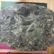 Pseudo Knoll gueridon green marble
