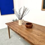 1950s farmhouse table, oak and pine