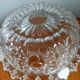 Salad bowl crystal lily flowers