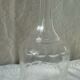 Crystal liquor decanter with canelures napoleon iii era