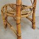 Chaise rotin vintage Dirk Von Sliedregt