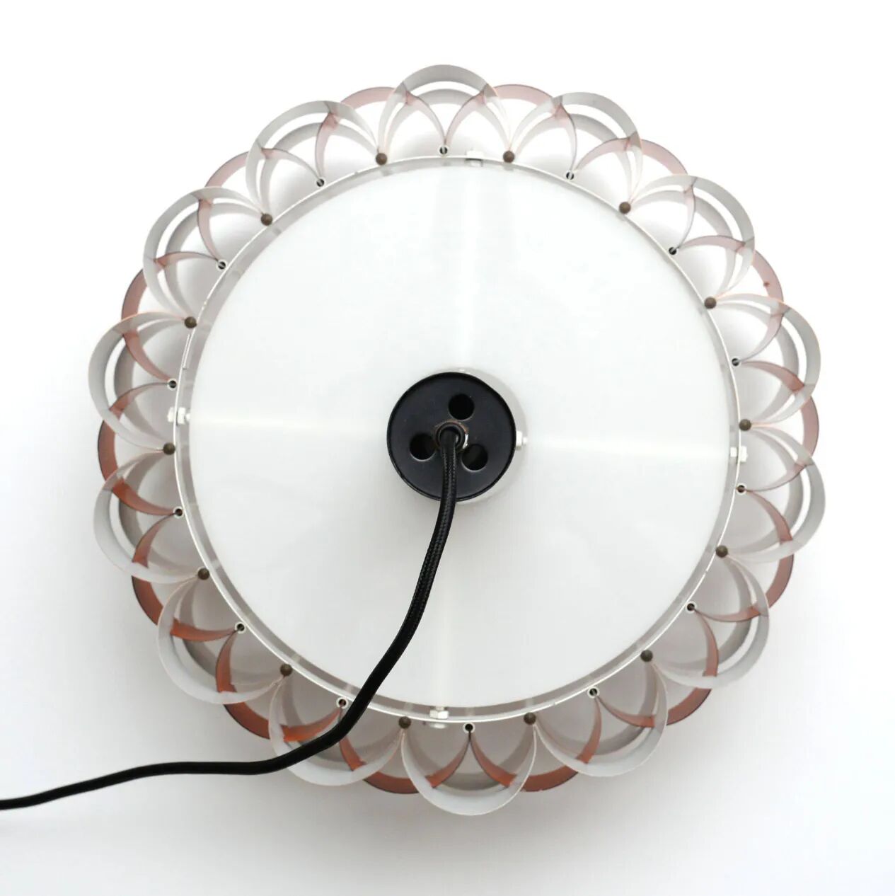 Copper lamp by Werner Schou for Coronell Elektro, 1970s