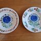 Set of 2 Gien Geoffroy Deep Plates with 19th Century Floral Decoration
