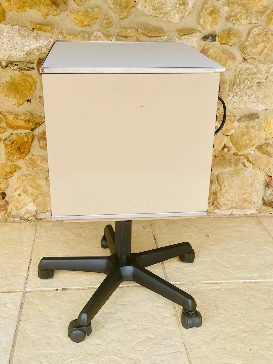 Cazzaro swivel medical storage cabinet with drawers, 1970s/1980s