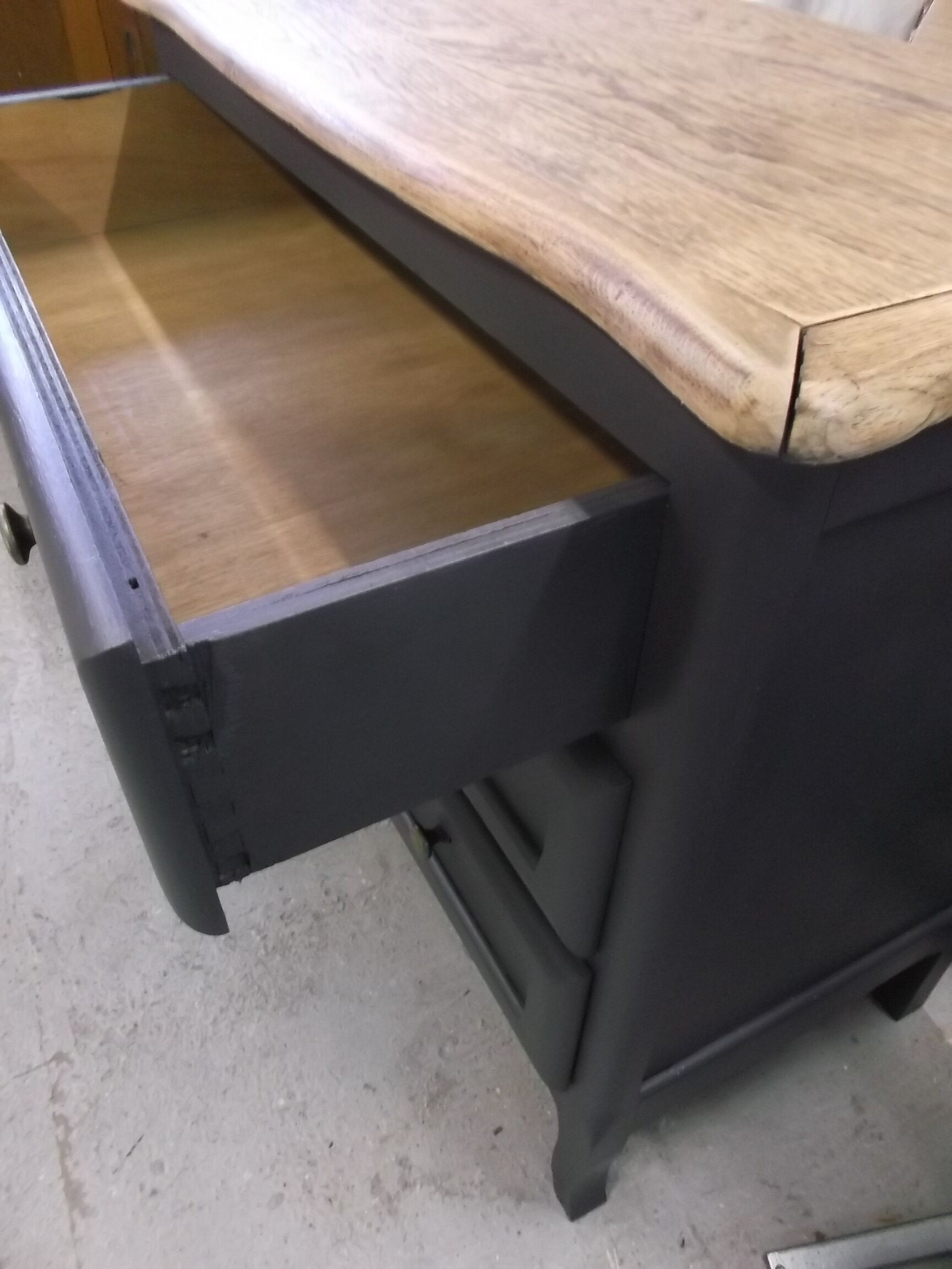 Old dresser, patinated, vintage