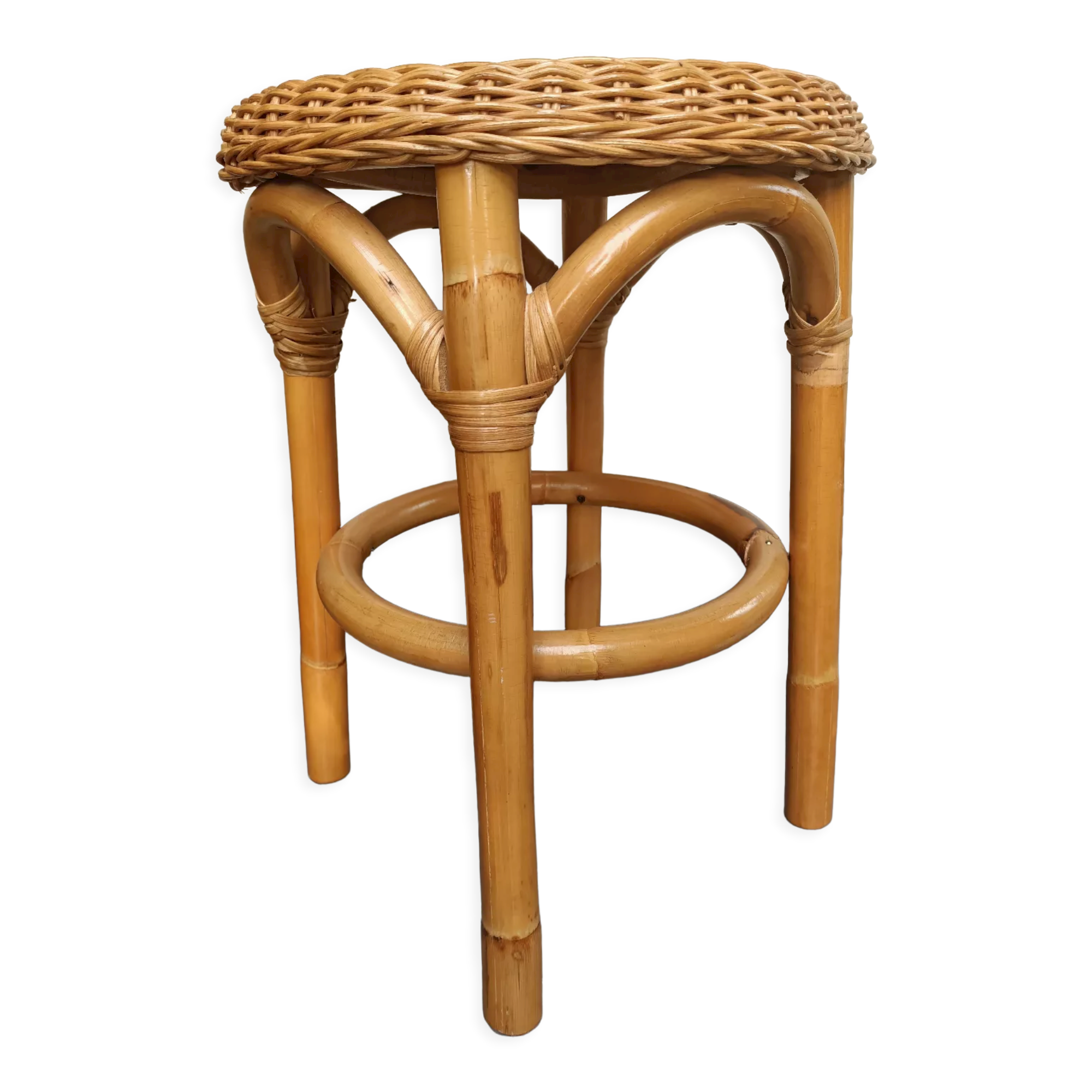 Rattan stool