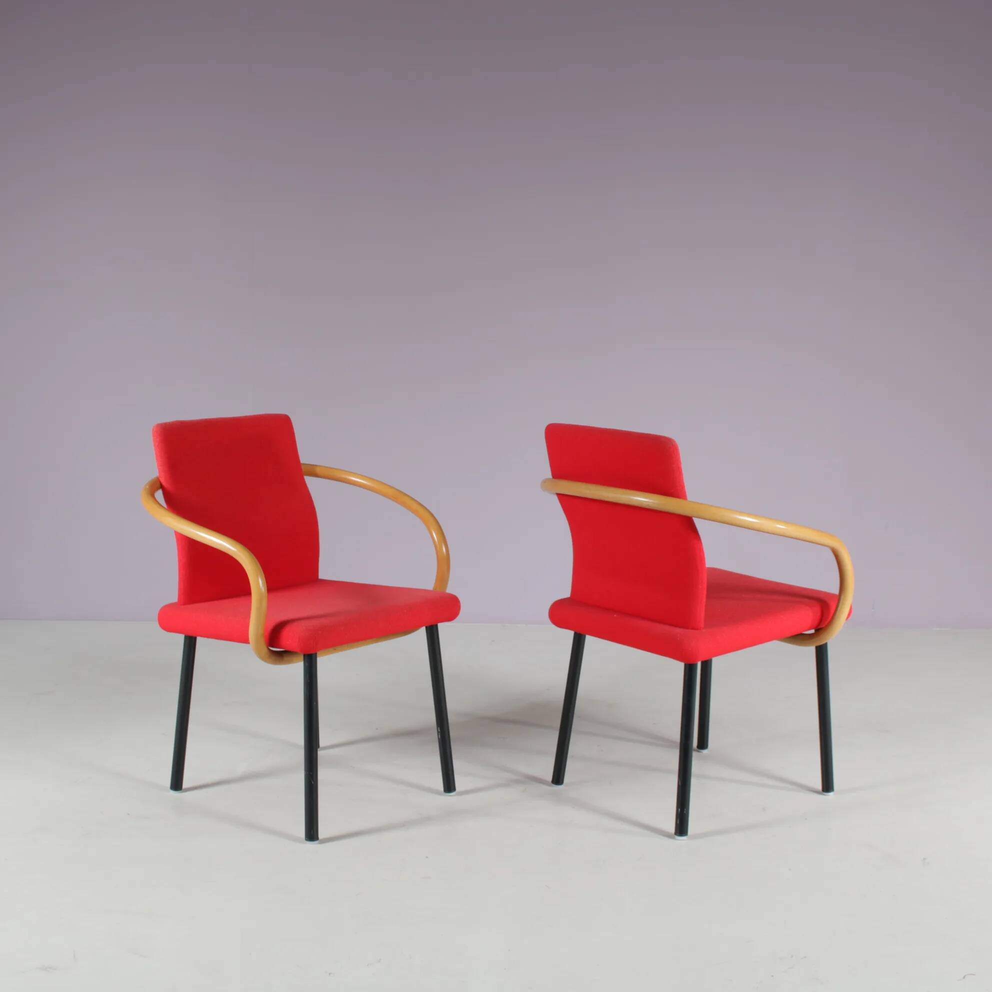 1980s “Mandarin” chairs by Ettore Sottsass for Knoll International, USA