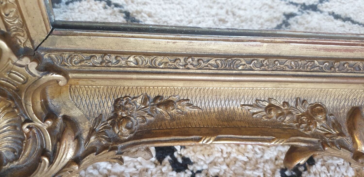 Golden mirror 116 x 97