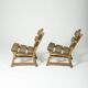 Paire de chaises brutalistes en chêne par Dittmann & Co pour Awa Radbound, 1960s