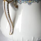 White Limoges porcelain sugar bowl/sugar pot