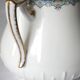 White Limoges porcelain sugar bowl/sugar pot