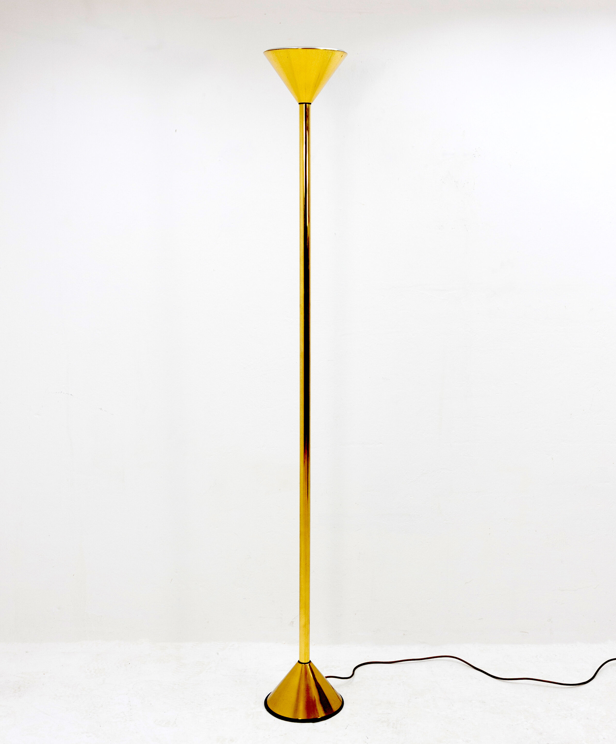 Vintage Brass Floor Lamp, 1974