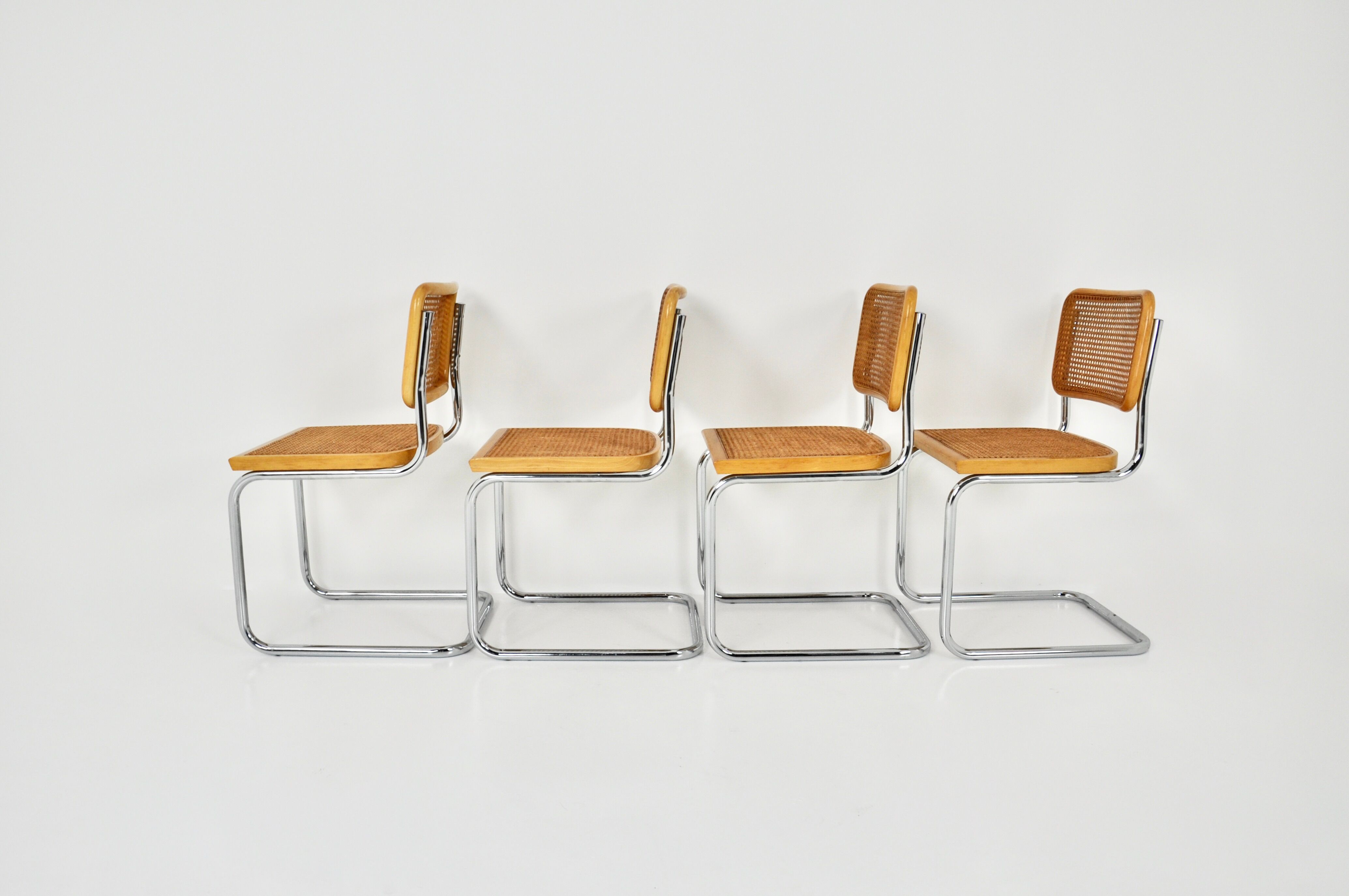 Dining chairs B32 by Marcel Breuer set of 4