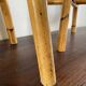 Tabourets rotin vintage