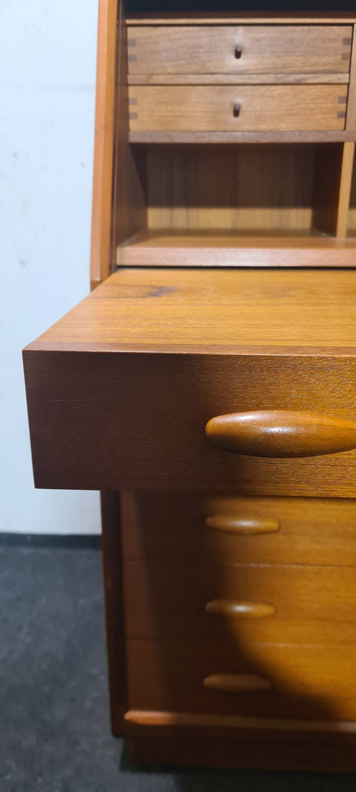 Vintage Danish design secretary desk by Dyrlund