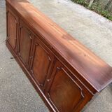 English display cabinet with 4 doors in mahogany, 1960.