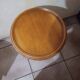 Guéridon, table d'appoint en bois suclpté