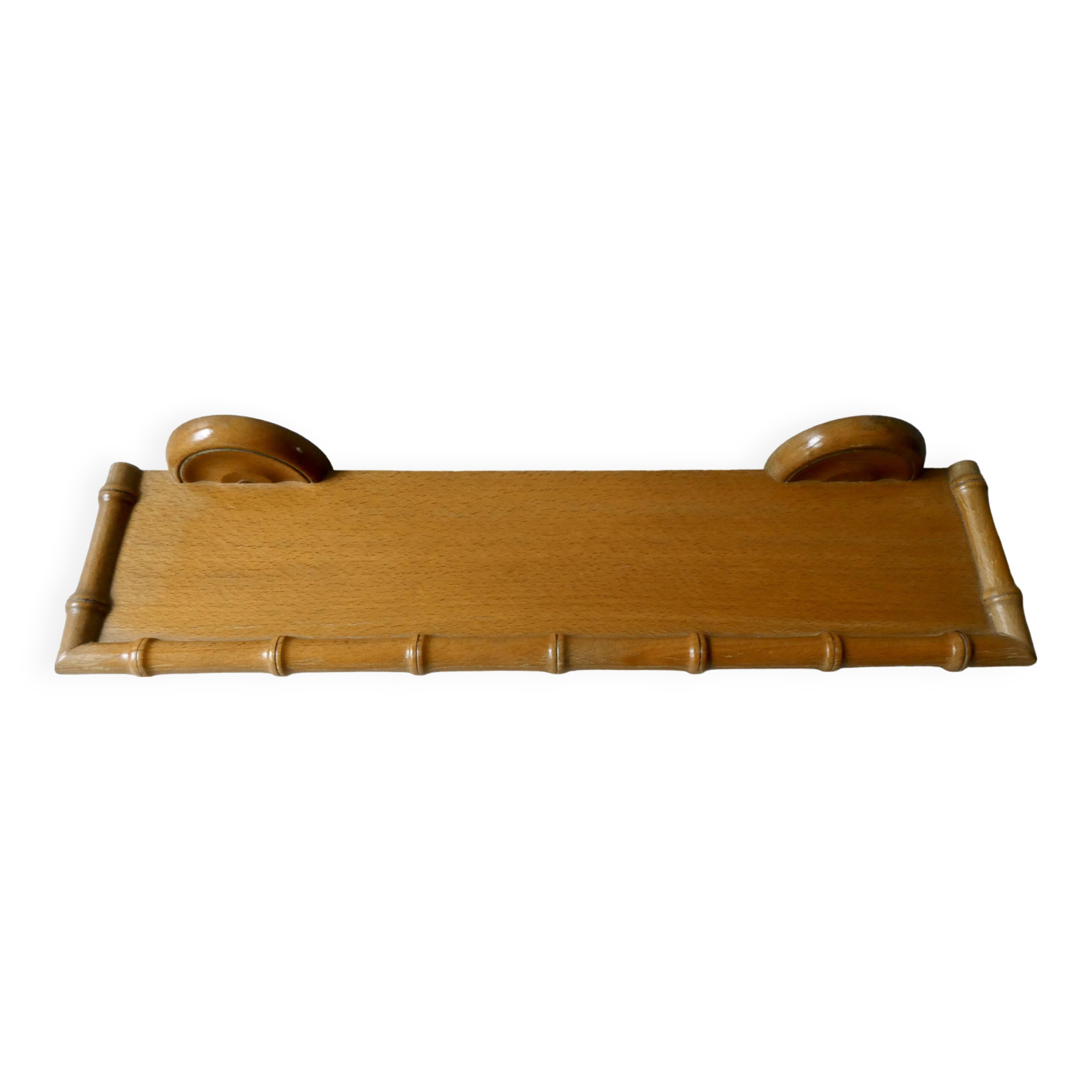 Wooden wall shelf, imitating bamboo