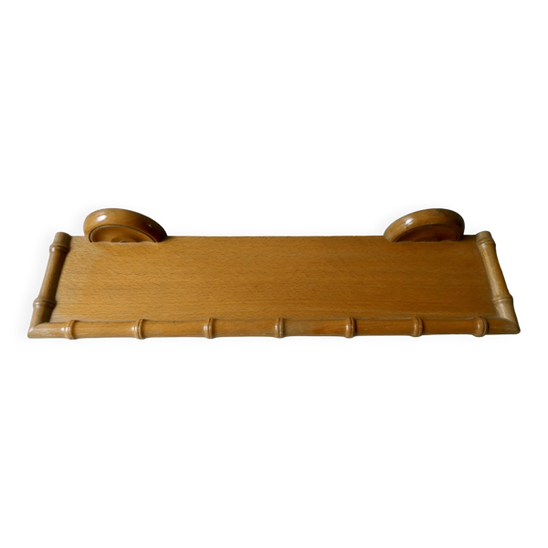 Etagère murale en bois, imitant le bambou