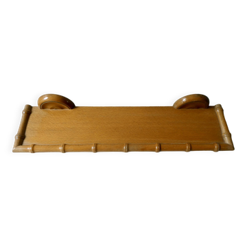 Etagère murale en bois, imitant le bambou