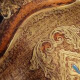 Hand-painted and gilded Florentine wood tray