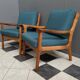 Set Teak Danish chairs by Jull Kristensen 1960s