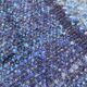 Blue ethnic hand-woven plaid