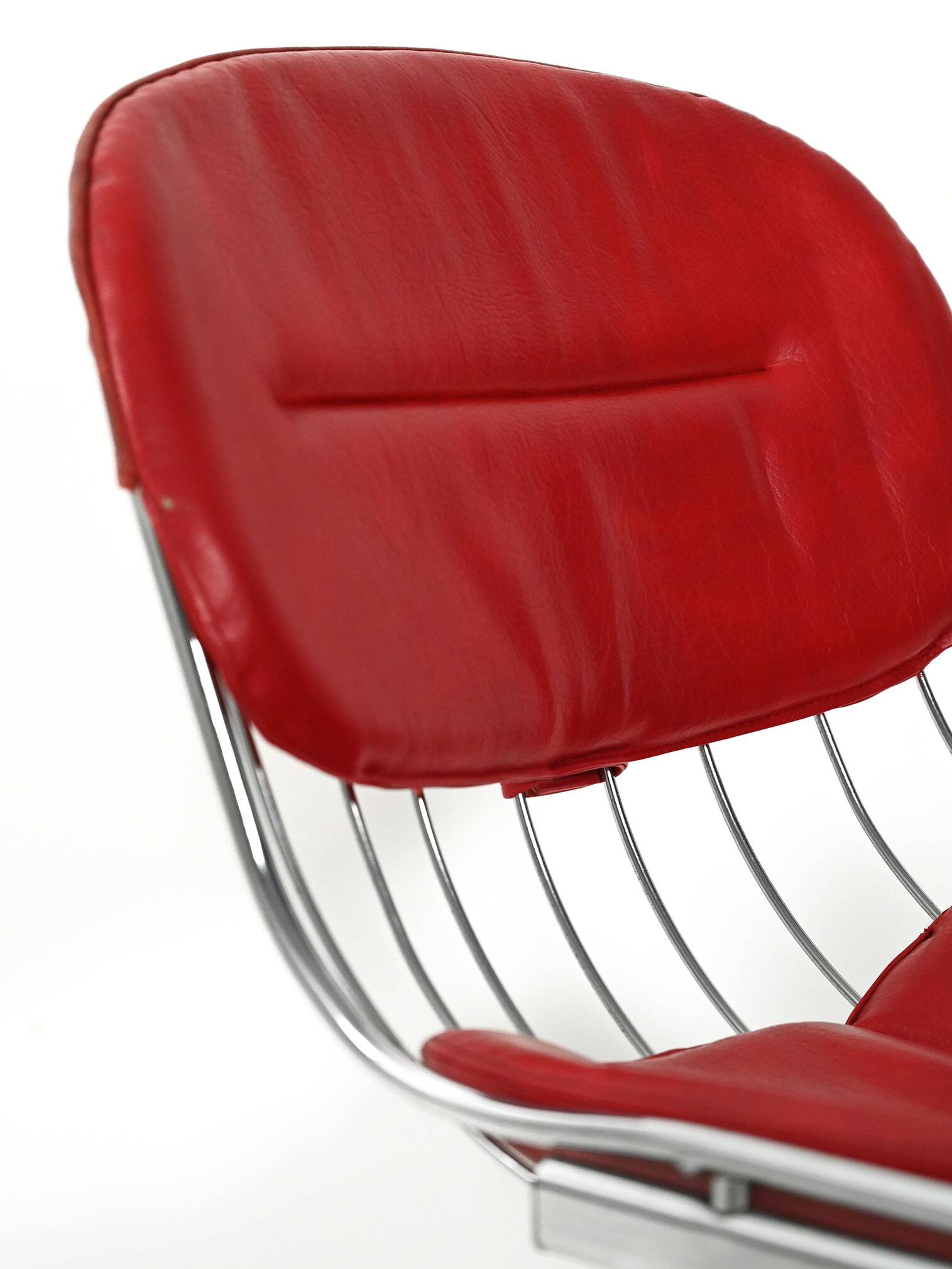 Cantilever chairs in Rinaldi style Italy 1970s