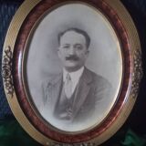 Old oval portrait