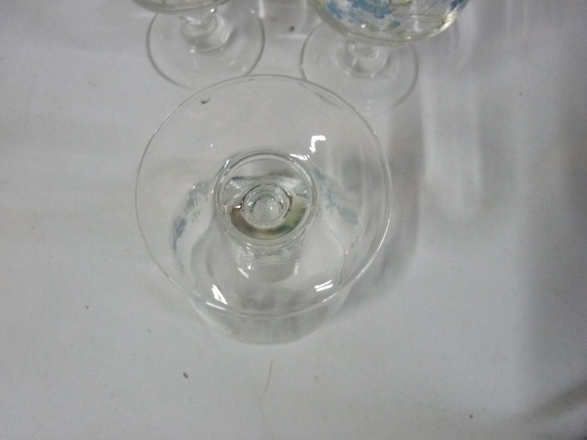 Lot de 6 verres sur pied Myosotis
