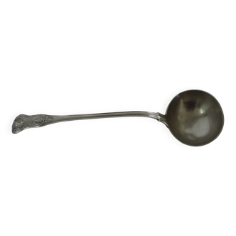 Victorian soup ladle, solid silver 356 gr