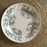 Set 7 flat plates and assorted flat faincerie Fénal Fréres "Capri" pexonne