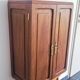 1950s handcrafted cabinet - Solid mahogany wood - Unique piece