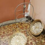 Wicker display baskets