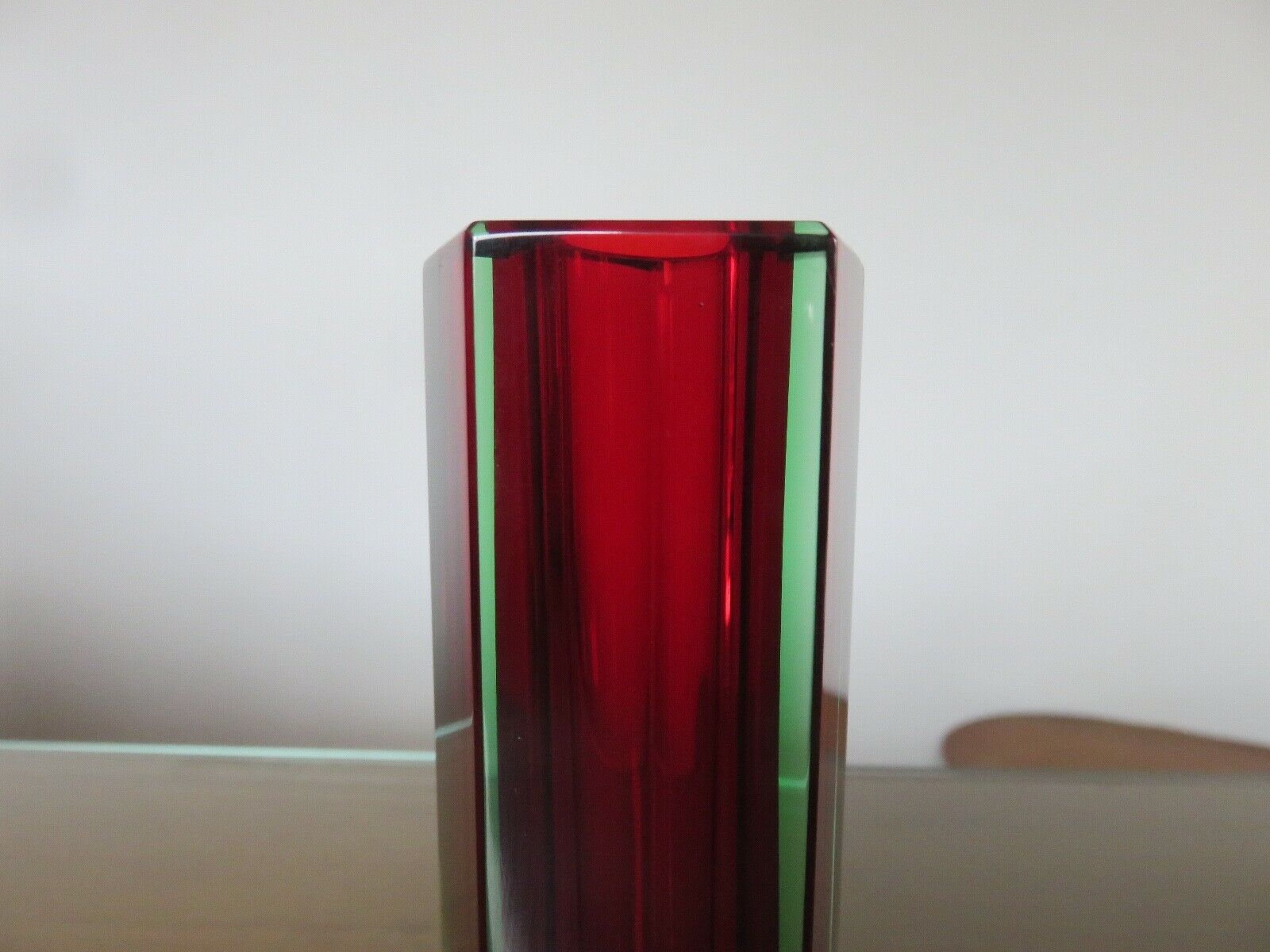 Vase Sommerso Murano design Luigi Mandruzzatto 60s