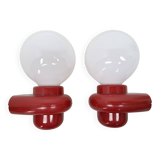 Pair of Allibert wall lights