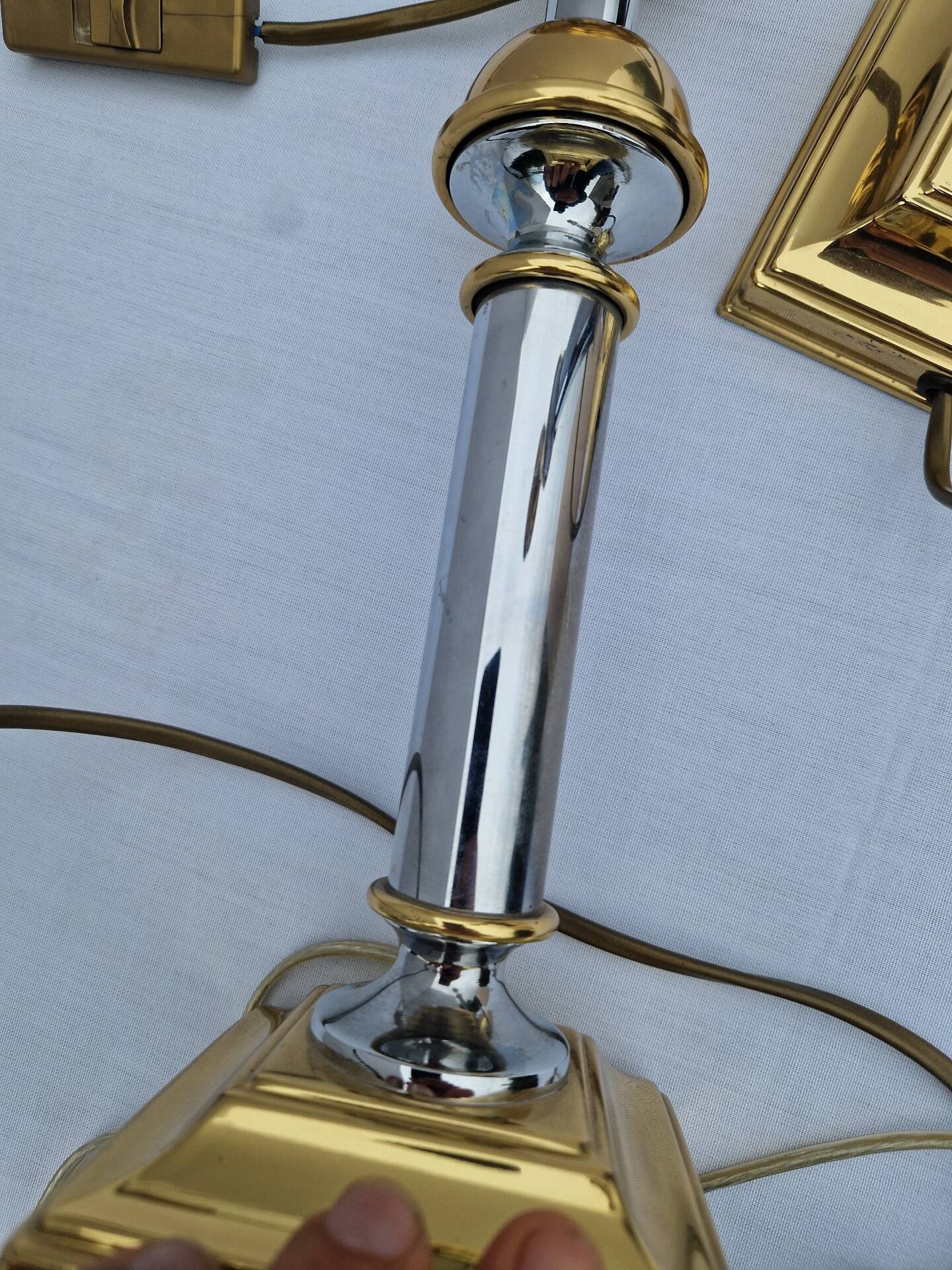 Lot De 2 Lampes Style Hollywoode Regency Marque Je Fassung