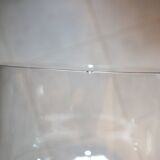 10 tarente thick crystal water glasses, steel gray foot, 1970