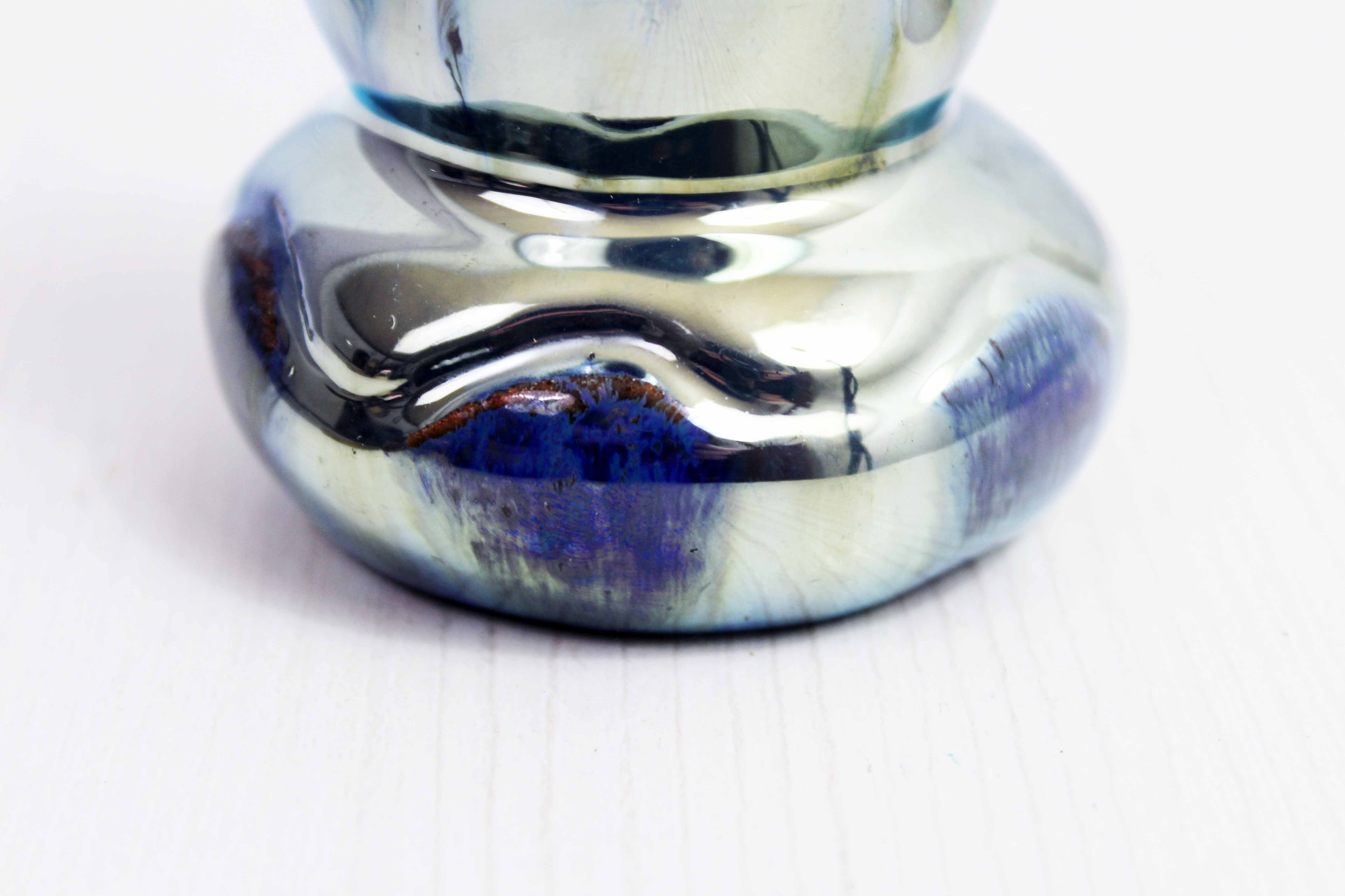 Flaming sandstone vase from the Vosges