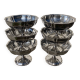 6 stainless steel cups