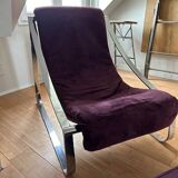 Vintage armchair & ottoman 70s