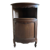 Encoignure à porte, merisier style louis XV, vintage, années 60
